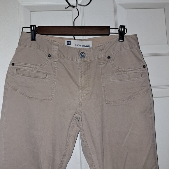 Gap curvy low rise stretch slacks  6 pockets size 4 - Picture 3 of 6